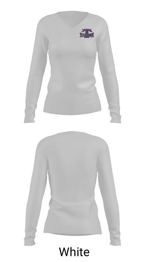 Women's Long Sleeve Vneck Shirt, South Central Calhoun High School Golf, Golf, Teamtime, Team time, sublimation, custom sports apparel, team uniforms, spirit wear, spiritwear, sports uniforms, custom shirts, team store, custom team store, fundraiser sports, apparel fundraiser
