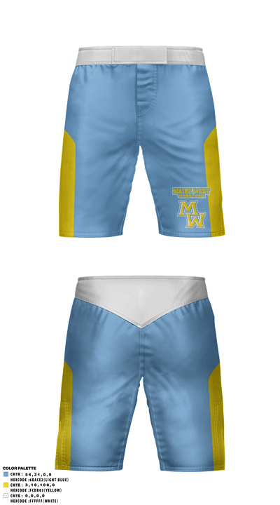 Maine West High School Wrestling 22362554 Fight Shorts - 1