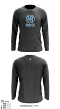 Mountain Range HS Girls Soccer 81994062 Long Sleeve Performance Shirt - 1