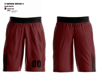 Mens Basketball Shorts, RockieRed, Men's Basketball, Teamtime, Team time, sublimation, custom sports apparel, team uniforms, spirit wear, spiritwear, sports uniforms, custom shirts, team store, custom team store, fundraiser sports, apparel fundraiser