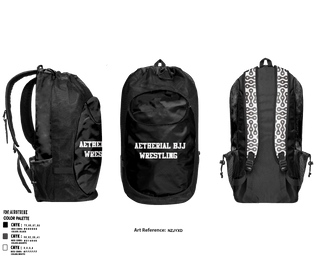 Gear Bag, Aetherial BJJ, Wrestling, Teamtime, Team time, sublimation, custom sports apparel, team uniforms, spirit wear, spiritwear, sports uniforms, custom shirts, team store, custom team store, fundraiser sports, apparel fundraiser