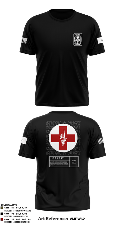 1st FRSD 86296727 Short Sleeve Performance Shirt - 83