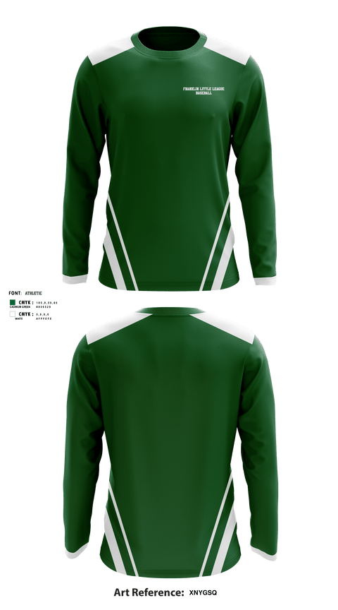 Long Sleeve Performance Shirt, Franklin Little League Baseball, Baseball, Teamtime, Team time, sublimation, custom sports apparel, team uniforms, spirit wear, spiritwear, sports uniforms, custom shirts, team store, custom team store, fundraiser sports, apparel fundraiser