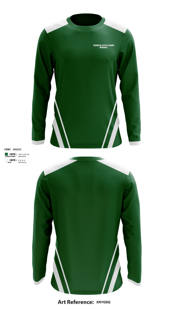 Long Sleeve Performance Shirt, Franklin Little League Baseball, Baseball, Teamtime, Team time, sublimation, custom sports apparel, team uniforms, spirit wear, spiritwear, sports uniforms, custom shirts, team store, custom team store, fundraiser sports, apparel fundraiser