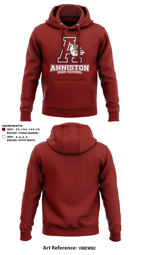 Hoodie, Anniston High School, Spirit Store, Teamtime, Team time, sublimation, custom sports apparel, team uniforms, spirit wear, spiritwear, sports uniforms, custom shirts, team store, custom team store, fundraiser sports, apparel fundraiser