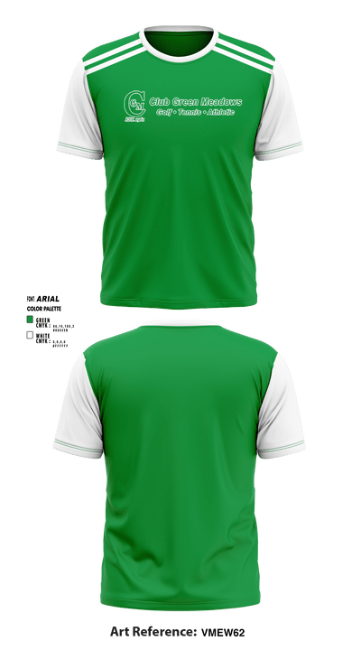 Club Green Meadows 34782873 Short Sleeve Performance Shirt - 1
