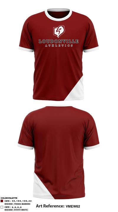 Loudonville Christian Middle School 37060870 Short Sleeve Performance Shirt - 2