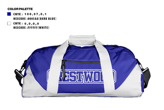Duffle Bag, Crestwood Elementary School, Spirit Store, Teamtime, Team time, sublimation, custom sports apparel, team uniforms, spirit wear, spiritwear, sports uniforms, custom shirts, team store, custom team store, fundraiser sports, apparel fundraiser