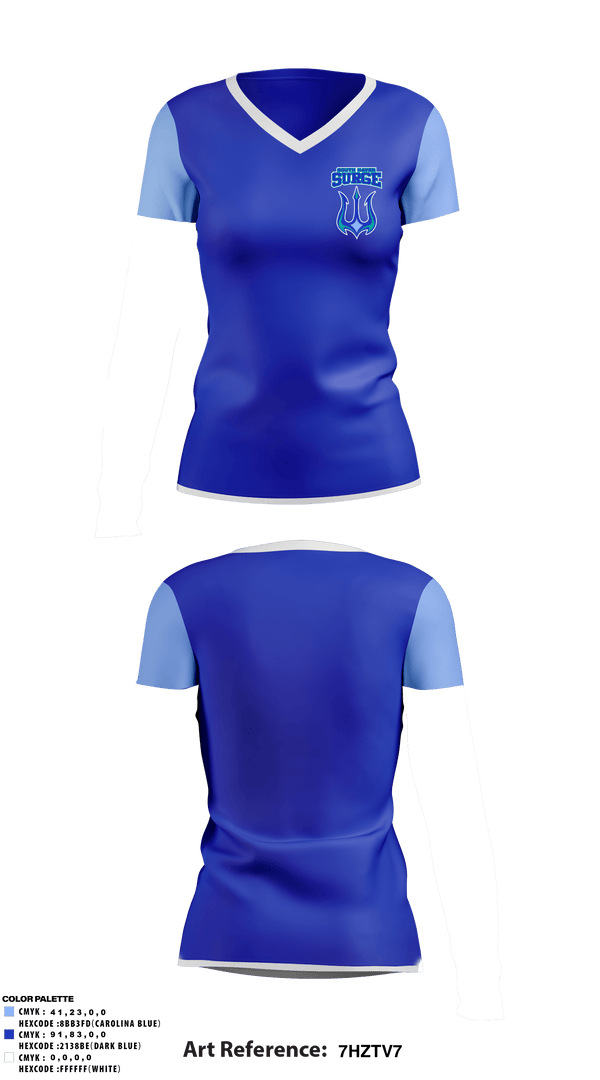 Women's Short Sleeve Vneck Shirt, South Haven Surge, Baseball, Teamtime, Team time, sublimation, custom sports apparel, team uniforms, spirit wear, spiritwear, sports uniforms, custom shirts, team store, custom team store, fundraiser sports, apparel fundraiser