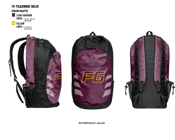 Gear Bag, Fort Gratiot Middle School Wrestling, Wrestling, Teamtime, Team time, sublimation, custom sports apparel, team uniforms, spirit wear, spiritwear, sports uniforms, custom shirts, team store, custom team store, fundraiser sports, apparel fundraiser