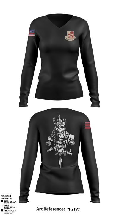 3rd plt kingsmen 28841711 Women's Long Sleeve V-neck Shirt - 1