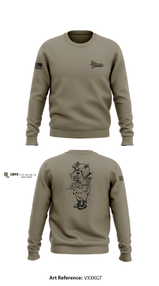 Crew Neck Sweatshirt, 203Rd, National Guard, Teamtime, Team time, sublimation, custom sports apparel, team uniforms, spirit wear, spiritwear, sports uniforms, custom shirts, team store, custom team store, fundraiser sports, apparel fundraiser