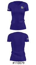 East Junior High School Basketball 51092774 Women's Short Sleeve V-neck Shirt - 21