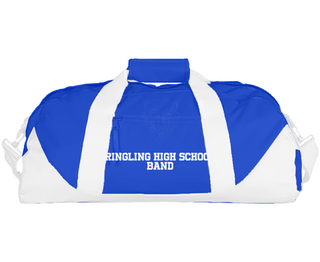 Duffle Bag, Ringling High School Band, Spirit Store, Teamtime, Team time, sublimation, custom sports apparel, team uniforms, spirit wear, spiritwear, sports uniforms, custom shirts, team store, custom team store, fundraiser sports, apparel fundraiser