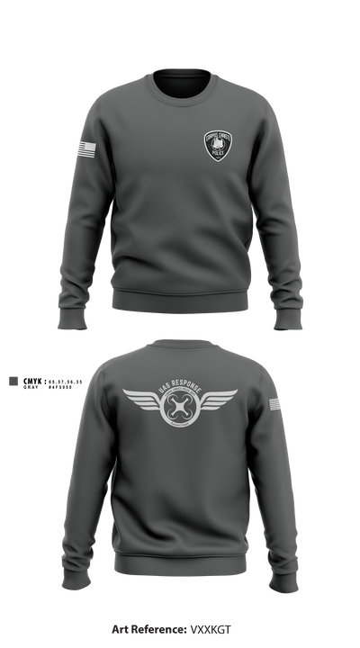 CCPD DRONE UNIT 18355782 Crew Neck Sweatshirt - 1
