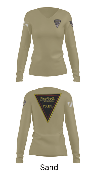 Emergency Response Team 1130693 Women's Long Sleeve V-neck Shirt - 47