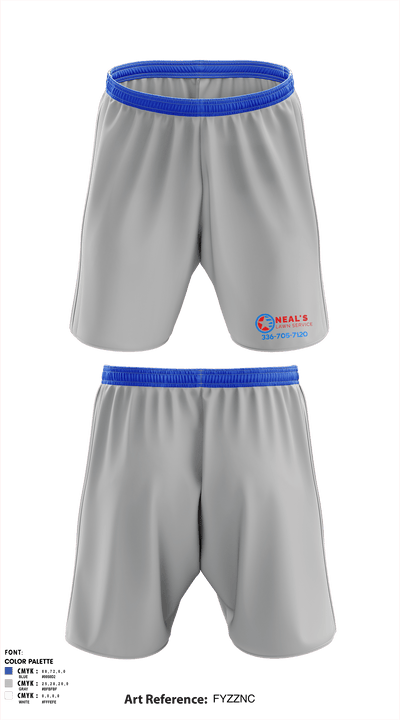 Neal's Lawn Service 22363993 Athletic Shorts With Pockets - 1