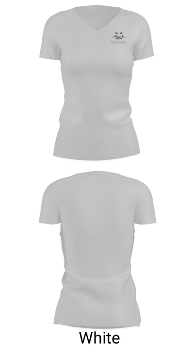 River Mill Academy Soccer 88168853 Women's Short Sleeve V-neck Shirt - 16