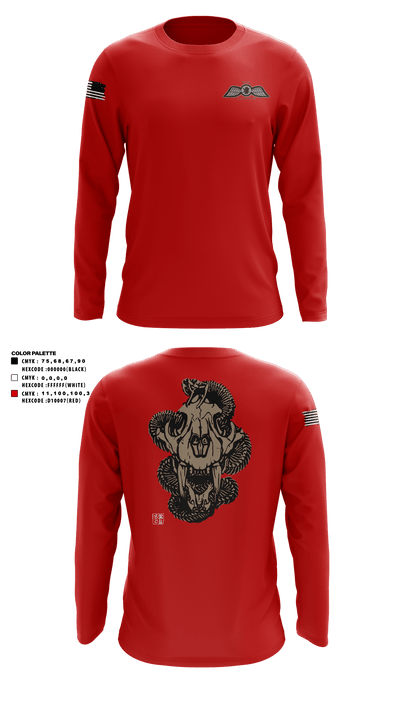 C Co, 5POB, 4POG 78907661 Long Sleeve Performance Shirt - 84