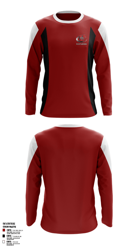 Long Sleeve Performance Shirt, Vestaburg Community Elementary School, Spirit Store, Teamtime, Team time, sublimation, custom sports apparel, team uniforms, spirit wear, spiritwear, sports uniforms, custom shirts, team store, custom team store, fundraiser sports, apparel fundraiser