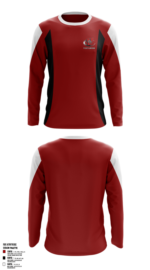 Long Sleeve Performance Shirt, Vestaburg Community Elementary School, Spirit Store, Teamtime, Team time, sublimation, custom sports apparel, team uniforms, spirit wear, spiritwear, sports uniforms, custom shirts, team store, custom team store, fundraiser sports, apparel fundraiser