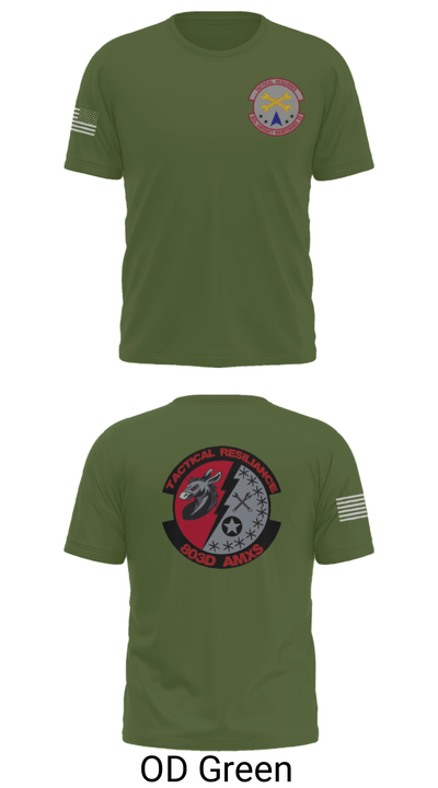 803rd AMXS 6035859 Short Sleeve Performance Shirt - 33