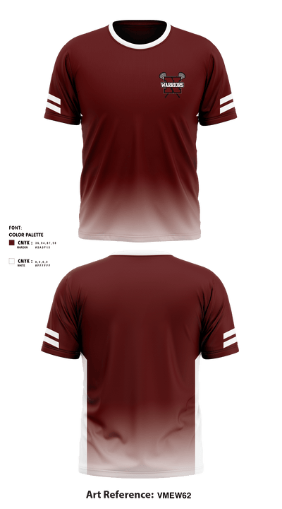 Nokomis Regional High School Lacrosse 62931259 Short Sleeve Performance Shirt - 1
