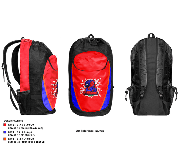 Gear Bag, Kingdom UnitedKingdom United, , Teamtime, Team time, sublimation, custom sports apparel, team uniforms, spirit wear, spiritwear, sports uniforms, custom shirts, team store, custom team store, fundraiser sports, apparel fundraiser