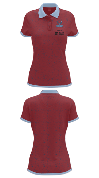 Women's Short Sleeve Performance Polo, Wallis Annenberg High School, Spirit Store, Teamtime, Team time, sublimation, custom sports apparel, team uniforms, spirit wear, spiritwear, sports uniforms, custom shirts, team store, custom team store, fundraiser sports, apparel fundraiser