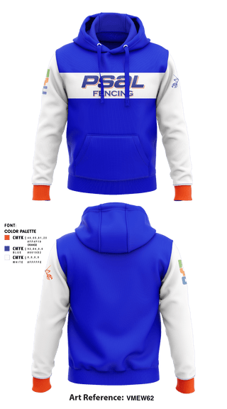 Hoodie, PSAL Fencing, Spirit Store, Teamtime, Team time, sublimation, custom sports apparel, team uniforms, spirit wear, spiritwear, sports uniforms, custom shirts, team store, custom team store, fundraiser sports, apparel fundraiser