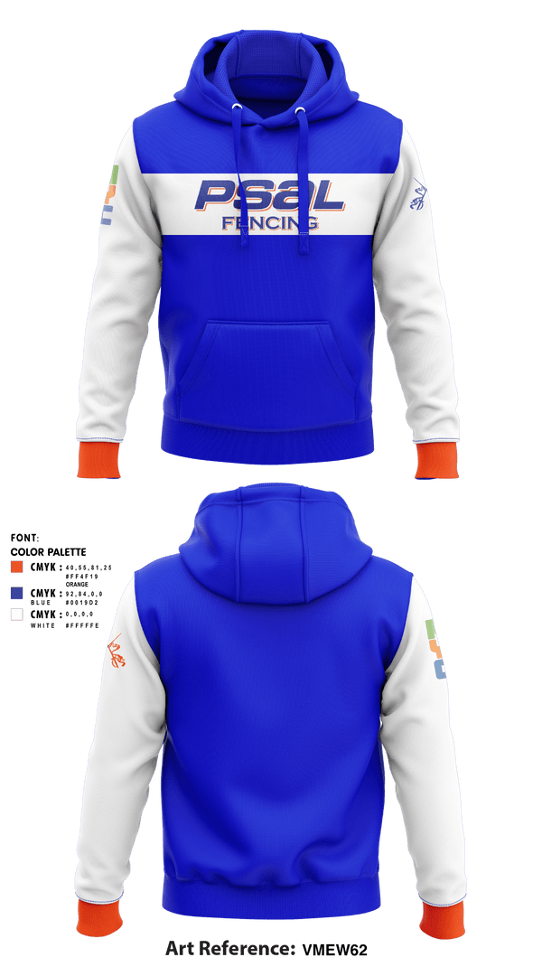 Hoodie, PSAL Fencing, Spirit Store, Teamtime, Team time, sublimation, custom sports apparel, team uniforms, spirit wear, spiritwear, sports uniforms, custom shirts, team store, custom team store, fundraiser sports, apparel fundraiser