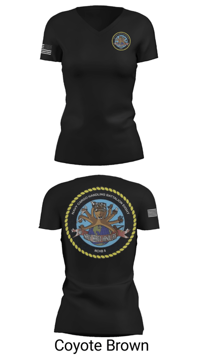 NCHB-8 12984282 Women's Short Sleeve V-neck Shirt - 20