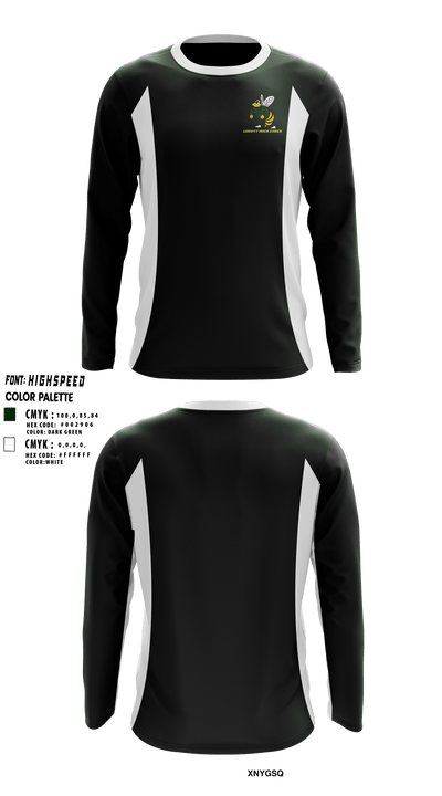 Leavitt Area High School Cheer 62037946 Long Sleeve Performance Shirt - 1