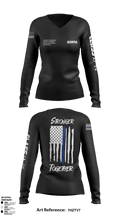 SDRPA 9691441 Women's Long Sleeve V-neck Shirt - 3