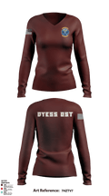 Dyess AFB Operational Support Team 10526750 Women's Long Sleeve V-neck Shirt - 7