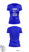 Marian High School Wrestling 1916456 Women's Short Sleeve V-neck Shirt - 45