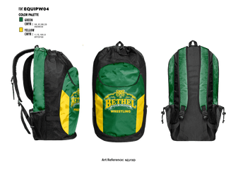 Gear Bag, Bethel High School, Wrestling, Teamtime, Team time, sublimation, custom sports apparel, team uniforms, spirit wear, spiritwear, sports uniforms, custom shirts, team store, custom team store, fundraiser sports, apparel fundraiser