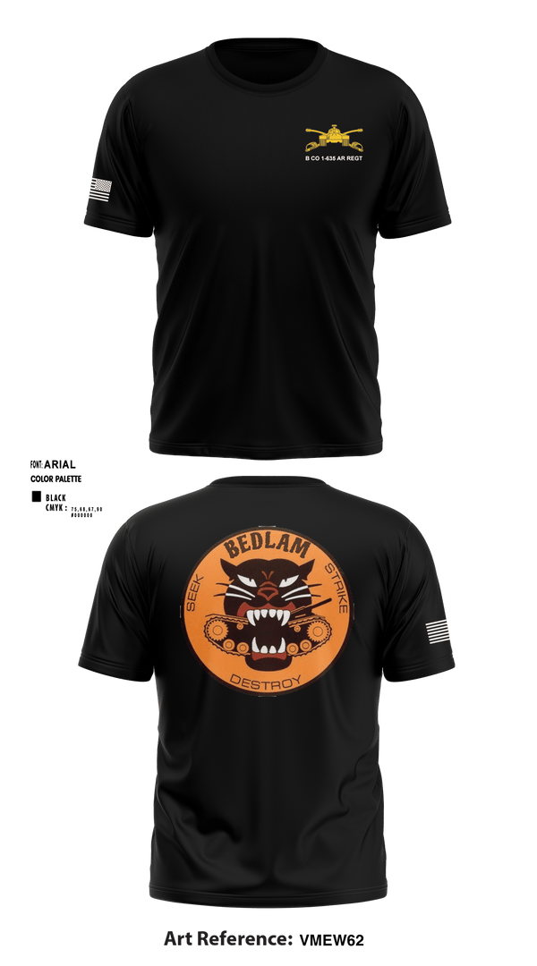 Short Sleeve Performance Shirt, HHC 1-635TH AR, National Guard, Teamtime, Team time, sublimation, custom sports apparel, team uniforms, spirit wear, spiritwear, sports uniforms, custom shirts, team store, custom team store, fundraiser sports, apparel fundraiser