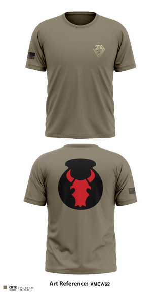Short Sleeve Performance Shirt, Det. 2 HHB 1-194 FA, National Guard, Teamtime, Team time, sublimation, custom sports apparel, team uniforms, spirit wear, spiritwear, sports uniforms, custom shirts, team store, custom team store, fundraiser sports, apparel fundraiser