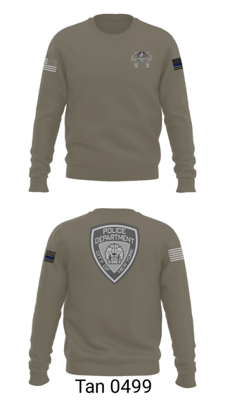 Crew Neck Sweatshirt, , Police, Teamtime, Team time, sublimation, custom sports apparel, team uniforms, spirit wear, spiritwear, sports uniforms, custom shirts, team store, custom team store, fundraiser sports, apparel fundraiser