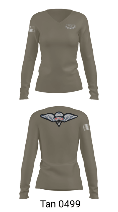 56th Troop Command 82221469 Women's Long Sleeve V-neck Shirt - 41