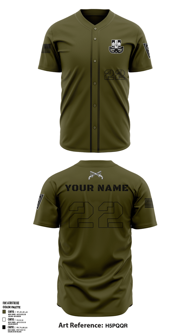 Full Button Baseball Jersey, , National Guard, Teamtime, Team time, sublimation, custom sports apparel, team uniforms, spirit wear, spiritwear, sports uniforms, custom shirts, team store, custom team store, fundraiser sports, apparel fundraiser