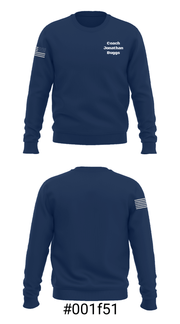 Crew Neck Sweatshirt, Coach Jonathan Buggs, Spirit Store, Teamtime, Team time, sublimation, custom sports apparel, team uniforms, spirit wear, spiritwear, sports uniforms, custom shirts, team store, custom team store, fundraiser sports, apparel fundraiser