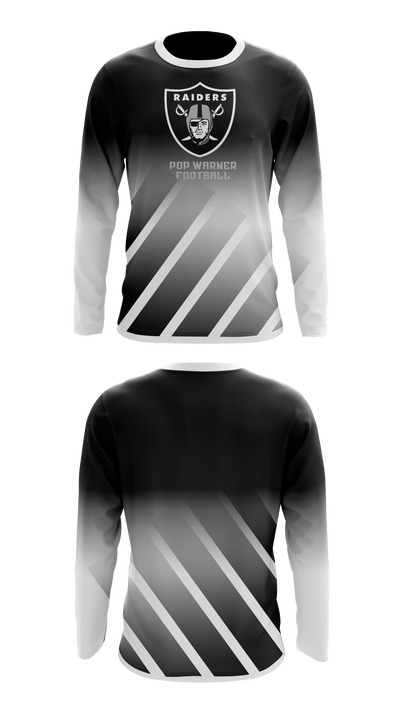 Rotterdam pop Warner 73427546 Long Sleeve Performance Shirt - 2