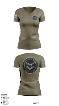 FMF Tactical Grid 52624350 Women's Short Sleeve V-neck Shirt - 55