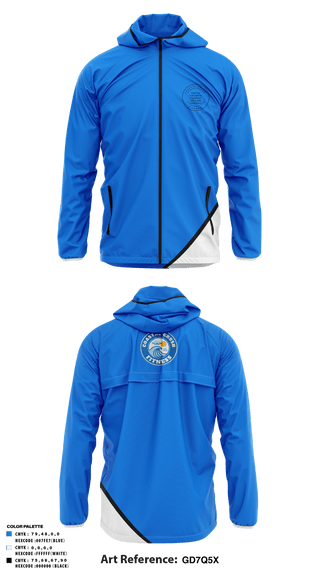 Windbreaker, Coastal Crush Fitness, , Teamtime, Team time, sublimation, custom sports apparel, team uniforms, spirit wear, spiritwear, sports uniforms, custom shirts, team store, custom team store, fundraiser sports, apparel fundraiser