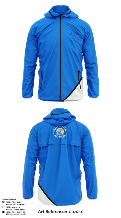 Coastal Crush Fitness 96393288 Windbreaker - 1