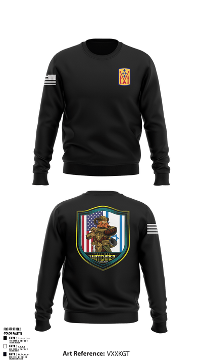 13TH Missile Defense Battery 28946182 Crew Neck Sweatshirt - 1