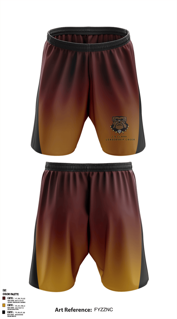 Athletic Shorts With Pockets, J S Clark Leadership Academy Cheer, Cheer, Teamtime, Team time, sublimation, custom sports apparel, team uniforms, spirit wear, spiritwear, sports uniforms, custom shirts, team store, custom team store, fundraiser sports, apparel fundraiser