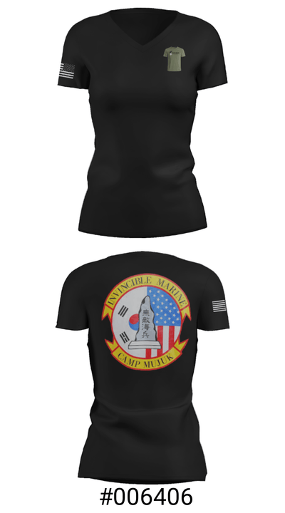 HMLA 169 27722426 Women's Short Sleeve V-neck Shirt - 18